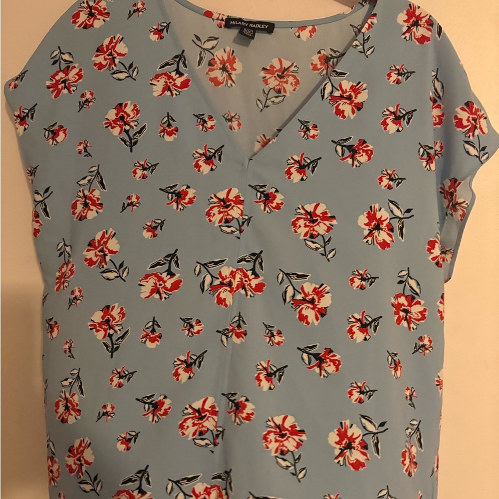 Hilary Radley Floral Blouse